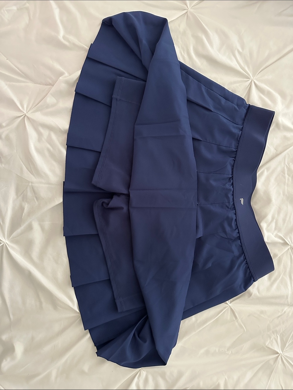 Fabletics Navy Pleated Athletic Skort - Picture 2 of 2